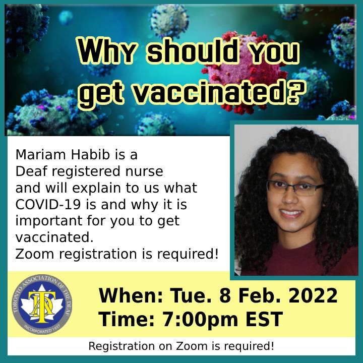 TAD Event: Why should we get vaccinated?