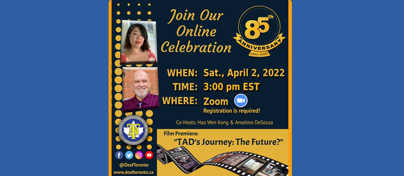 TAD 85th Anniversary Online Celebration